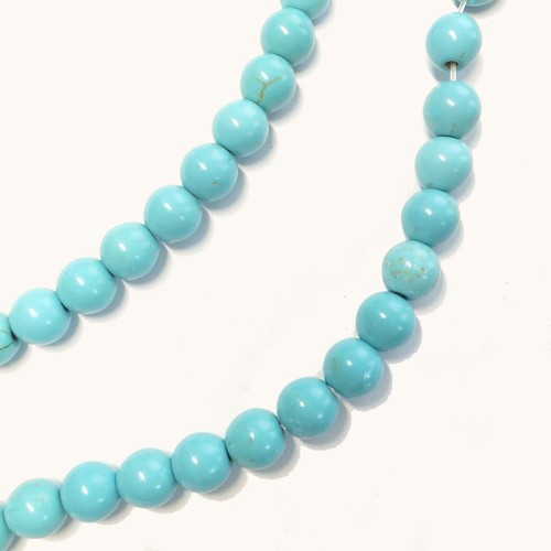 Howlith perlen rund farbe - howlith,