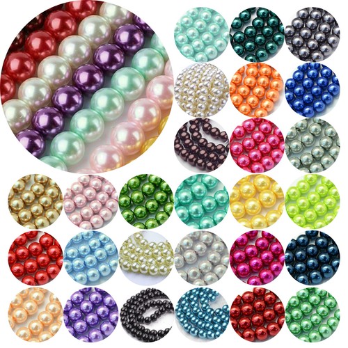 100x glasperlen 8mm - glasperlen,