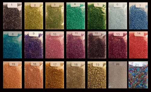 Glasperlen twin beads - glasperlen,