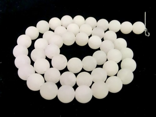Jade 8mm weiß - , 1