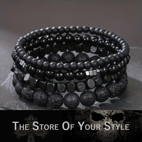 Perlenarmband achat und lava - perlenarmband,