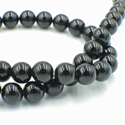 Nellys onyx perlen - onyx,