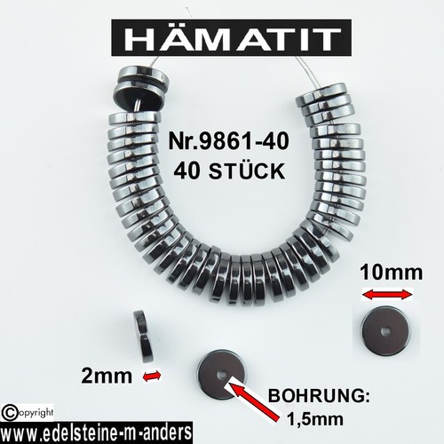 Hämatit schmuck perlen - hämatit,