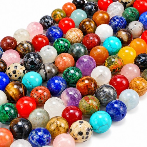 Bunte schmucksteinperlen - bunte,